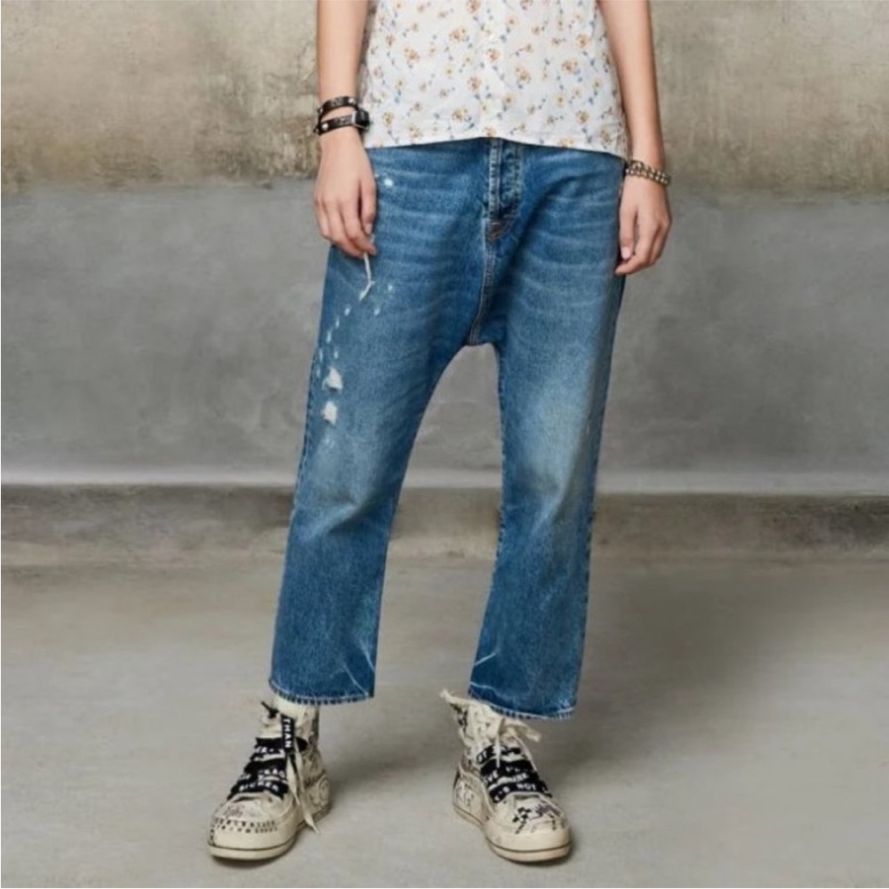 R13 Tailored Drop Jeans in Bain Size 28 - Picture 4 of 16